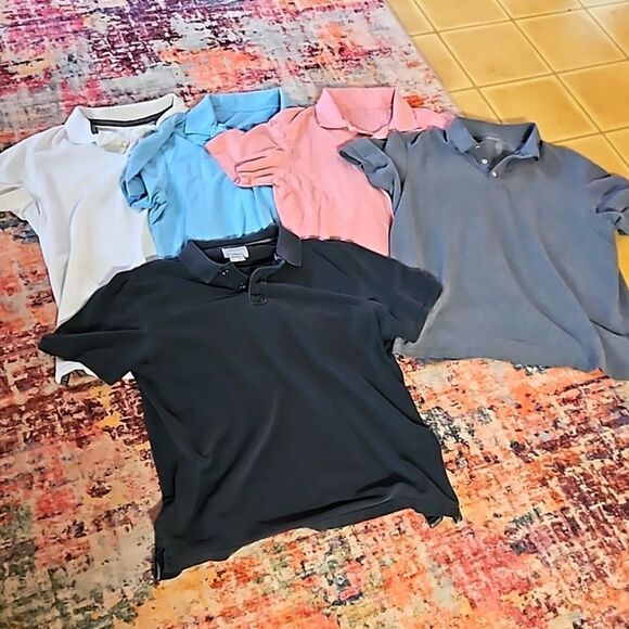 - 💥💯Bundle of 5  American Eagle polos - Picture 1 of 6